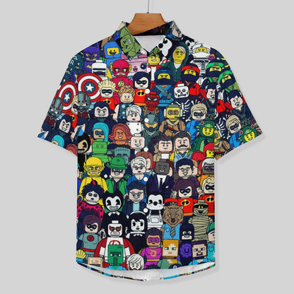 Men's Hawaiian Casual Short Sleeve Shirt 2306103342