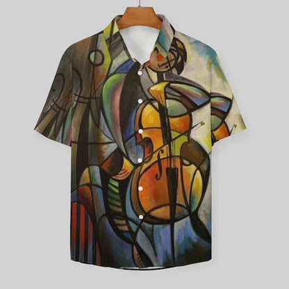 Men's Hawaiian Print Resort Shirt 2305102021