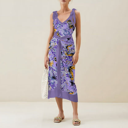 Casual Printed One-Piece Swimsuit And Cover Up 2305102425