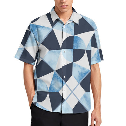 Men's Fashion Casual Printed Short Sleeve Shirts 2305107120