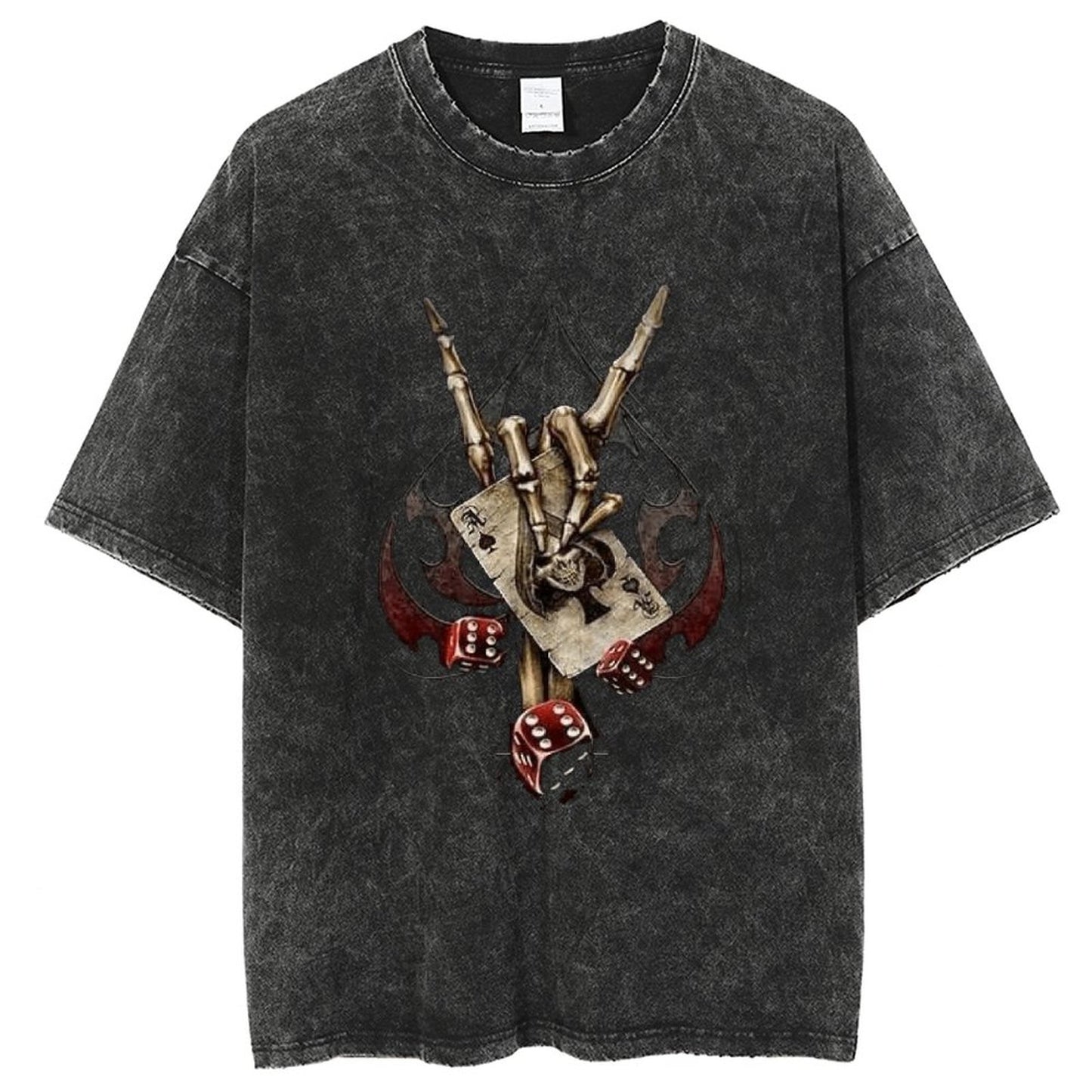 Unisex Vintage Solid Wash T-Shirts 2305103946