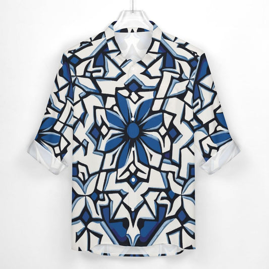 Men's Casual Printed Long Sleeve Shirt 2306103089