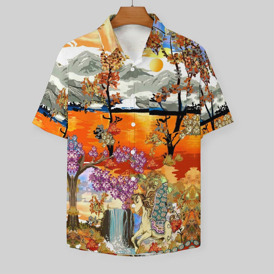 Men's Hawaiian Casual Short Sleeve Shirt 2306105724