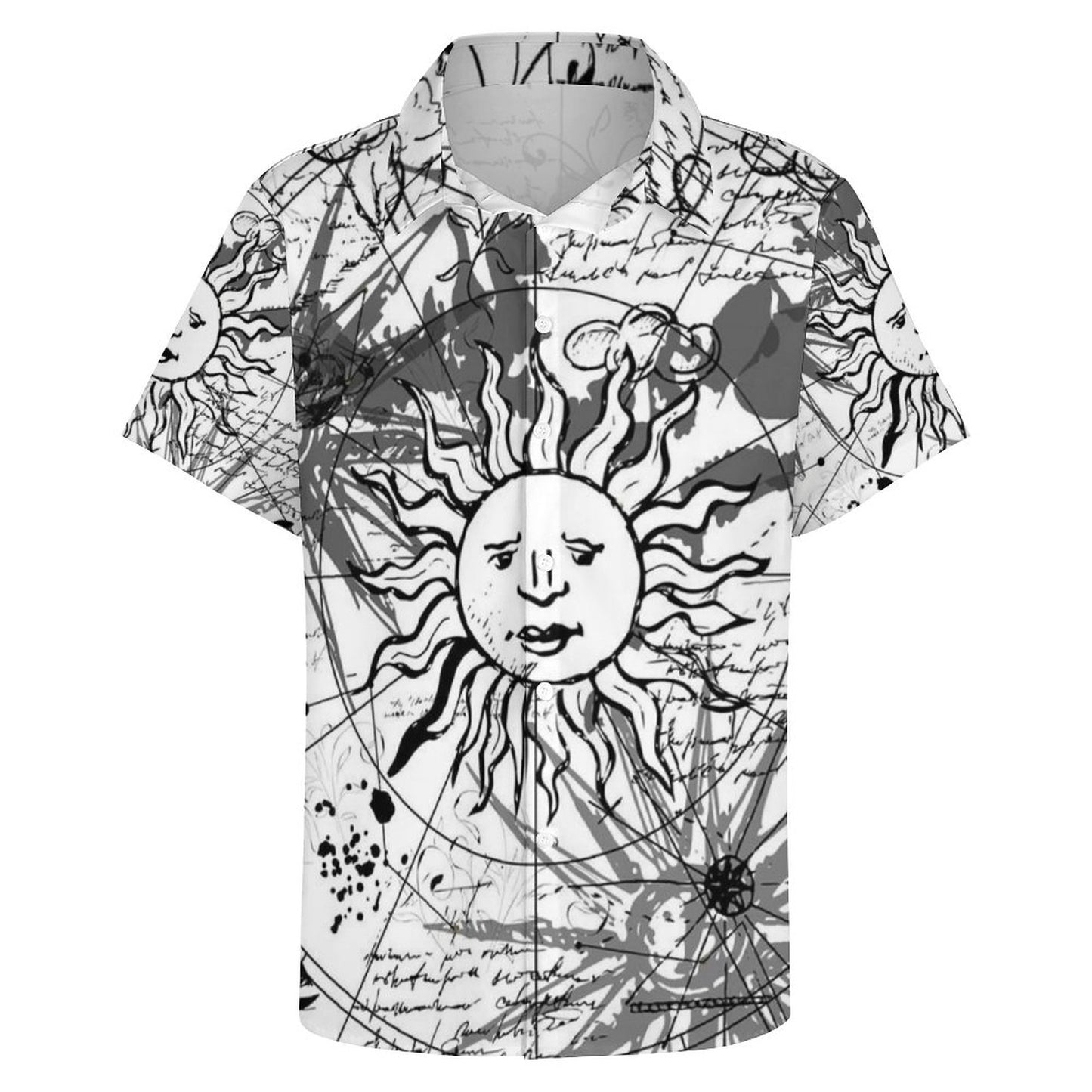 Men's Fashion Casual Printed Short Sleeve Shirts 2306101333