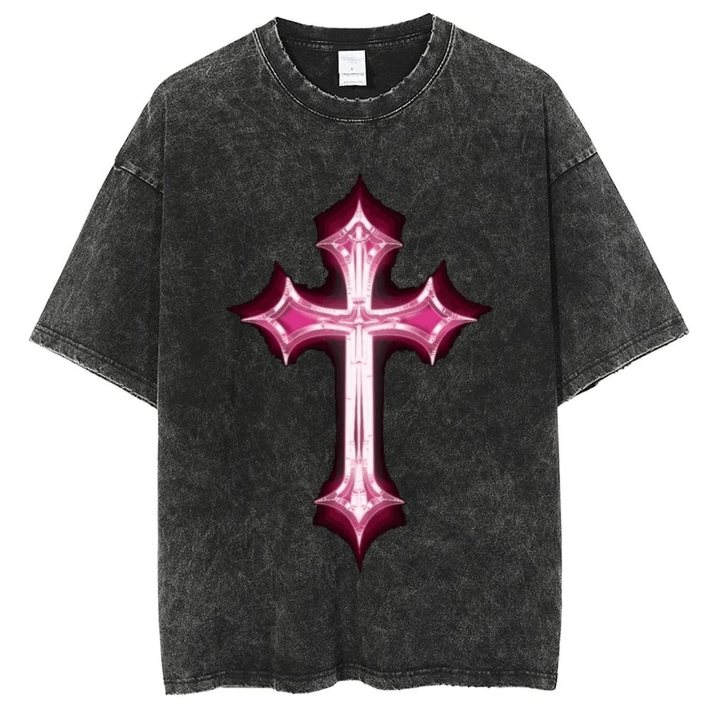 Unisex Vintage Solid Wash T-Shirts 2305103942