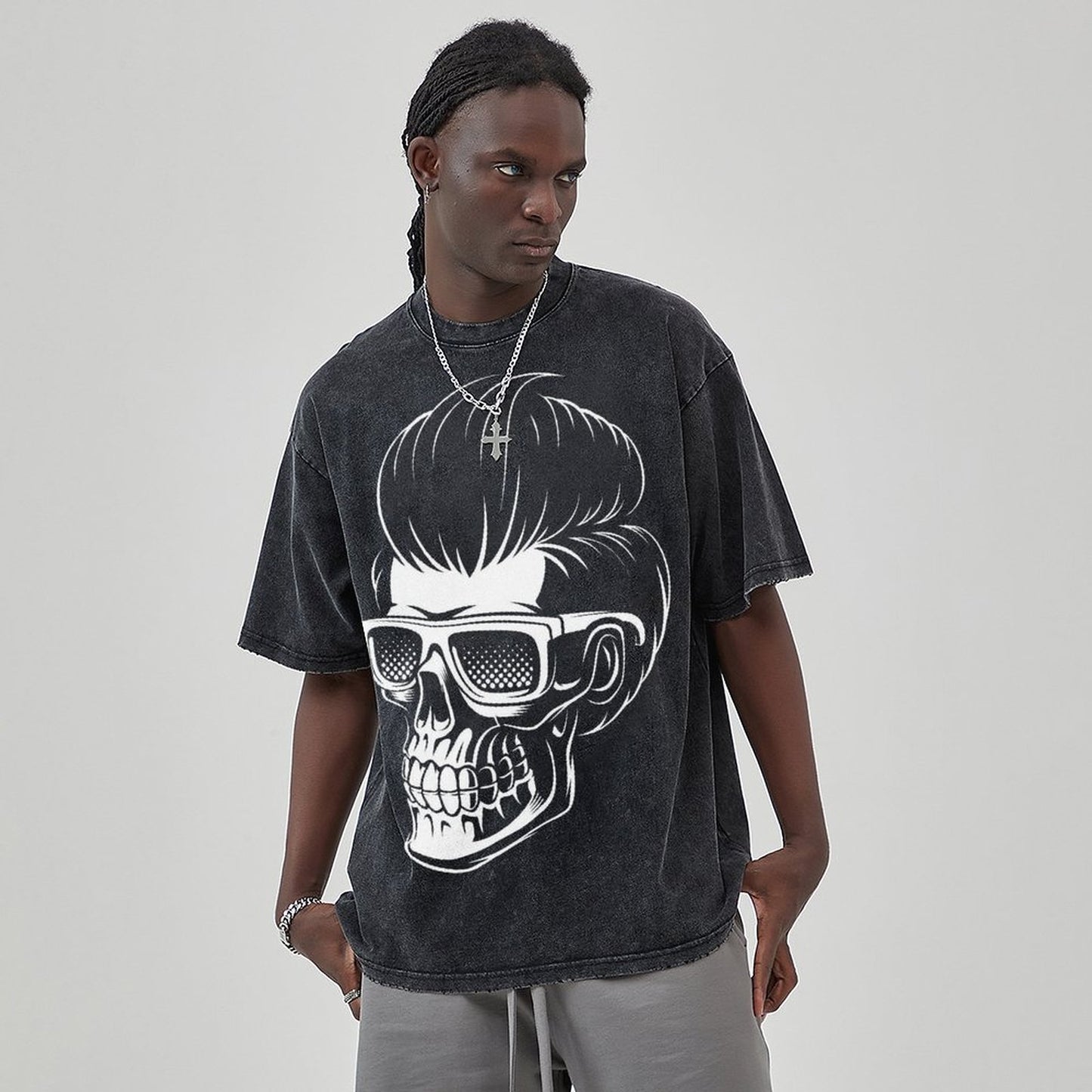 Unisex Vintage Solid Wash T-Shirts 2305101608