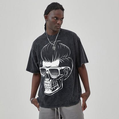 Unisex Vintage Solid Wash T-Shirts 2305101608