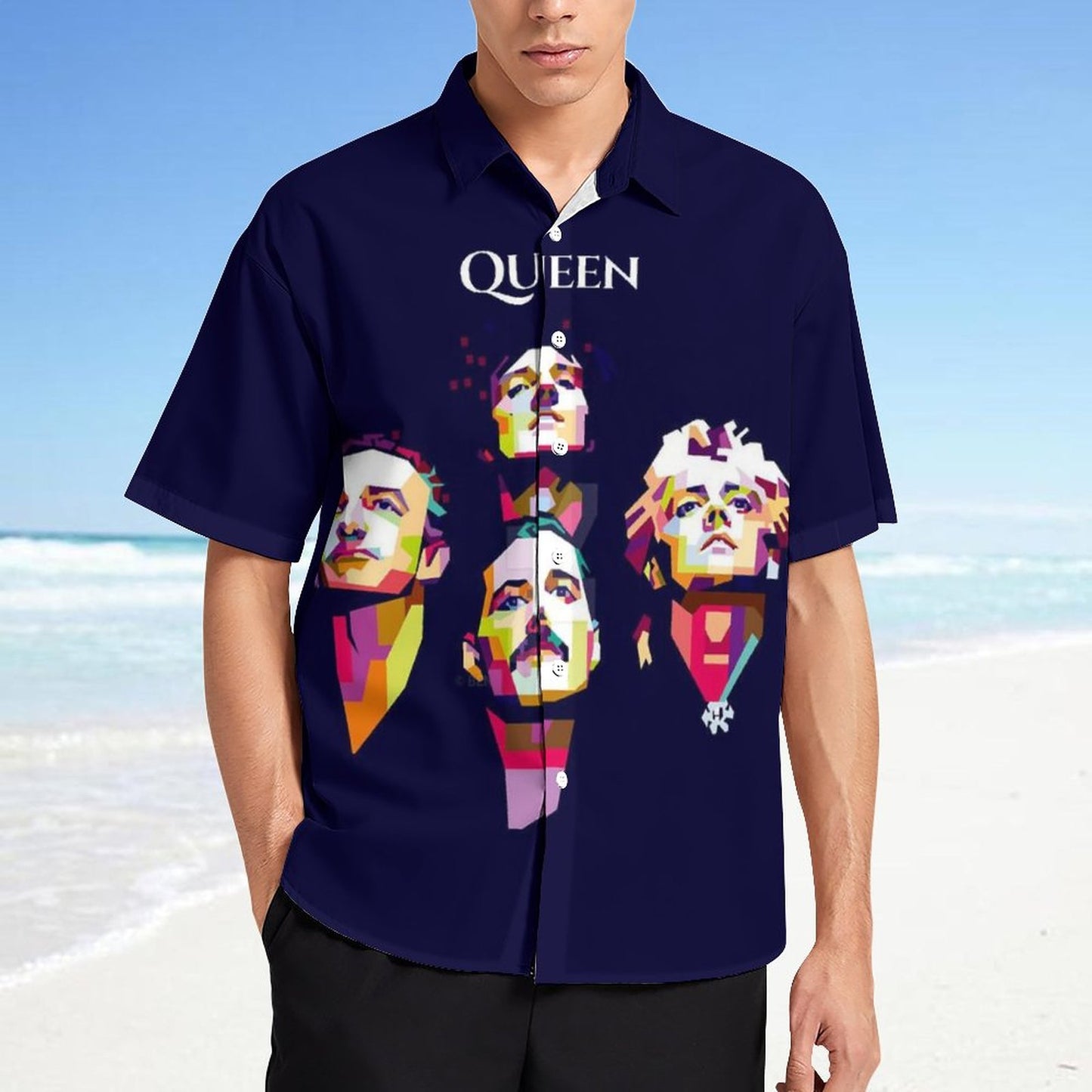 Men's Fashion Casual Printed Short Sleeve Shirts 2306102220