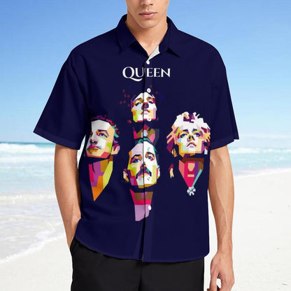 Men's Fashion Casual Printed Short Sleeve Shirts 2306102220