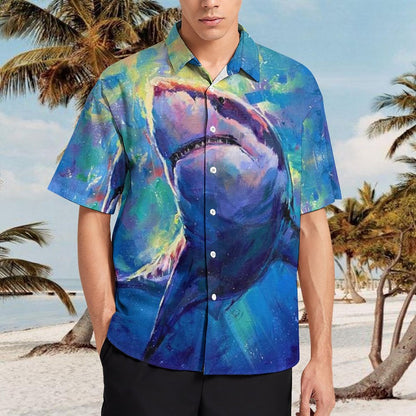 Men's Hawaiian Print Resort Shirt 2304108673