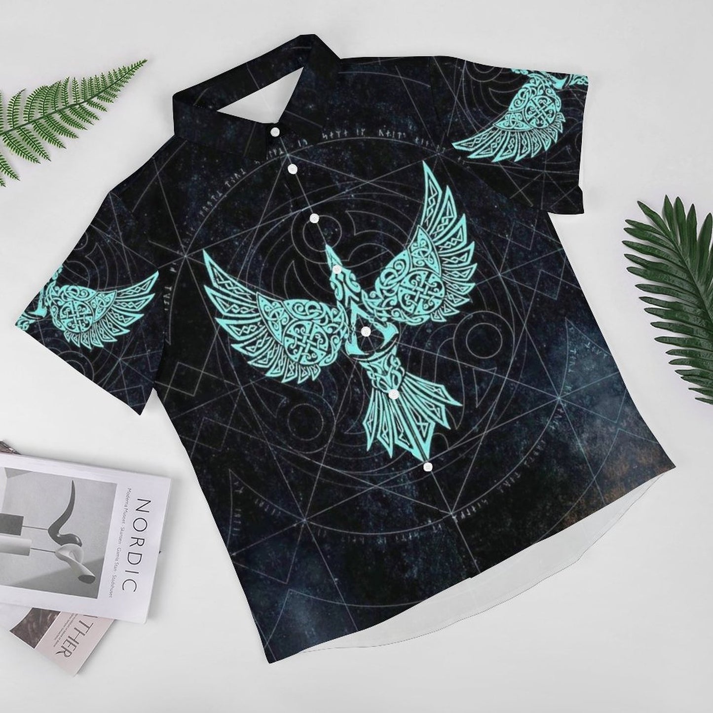 Men's Fashion Casual Printed Short Sleeve Shirts 2306101392