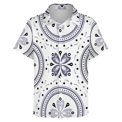 Men's Fashion Casual Printed Short Sleeve Shirts 2306100446