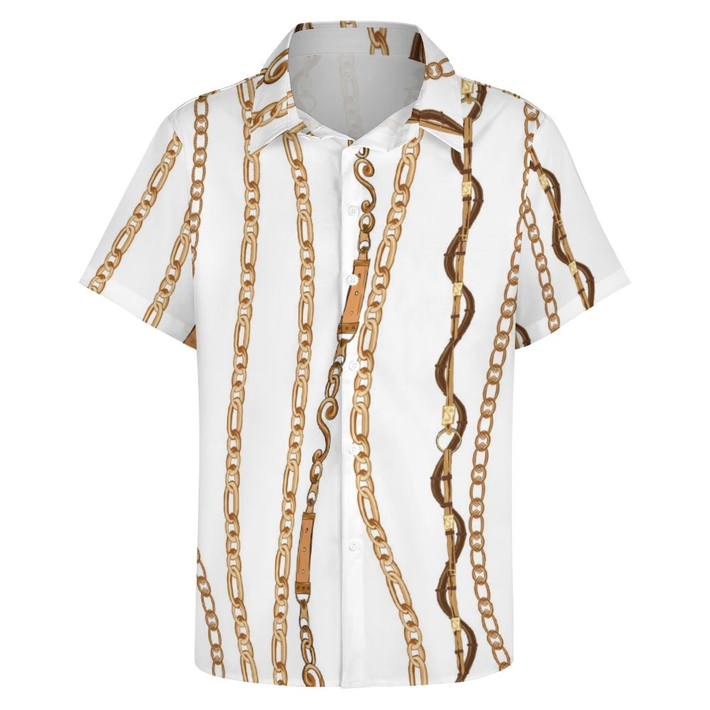 Men's Fashion Casual Printed Short Sleeve Shirts 2306100787
