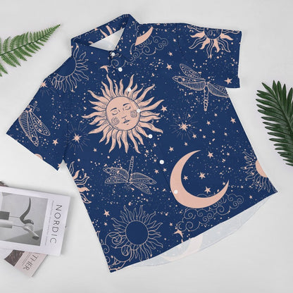Men's Fashion Casual Printed Short Sleeve Shirts 2306101055