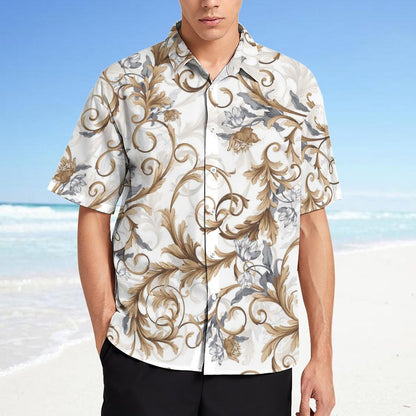 Men's Fashion Casual Printed Short Sleeve Shirts 2306100949