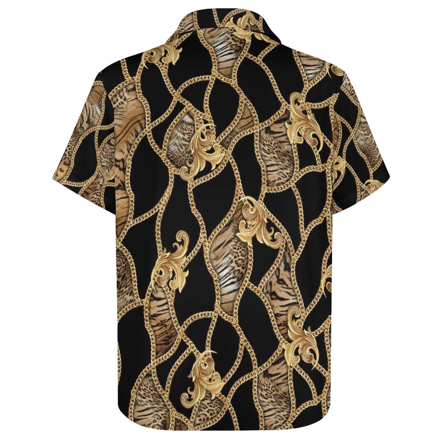 Men's Fashion Casual Printed Short Sleeve Shirts 2306105123