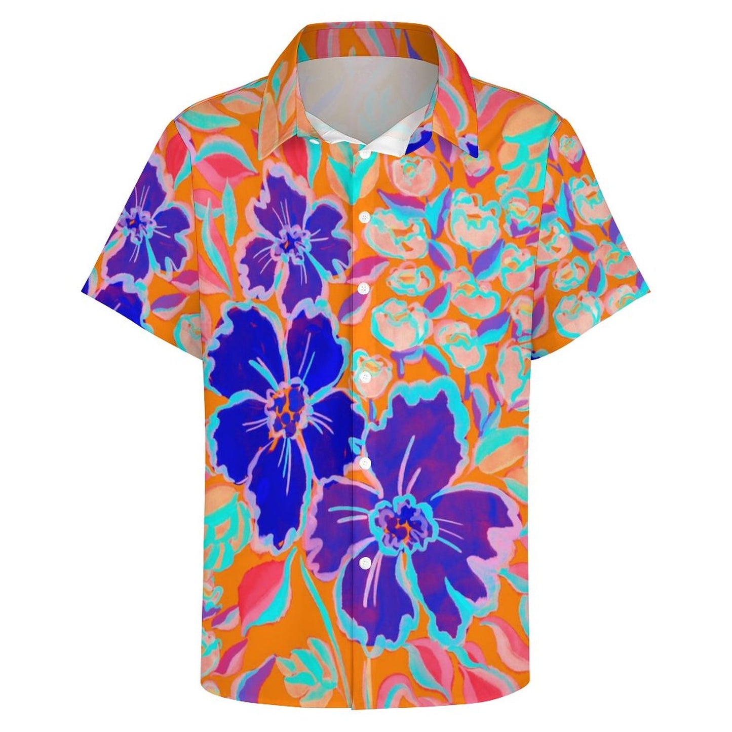 Men's Fashion Casual Printed Short Sleeve Shirts 2306101737