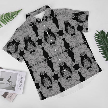 Men's Fashion Casual Printed Short Sleeve Shirts 2306100021