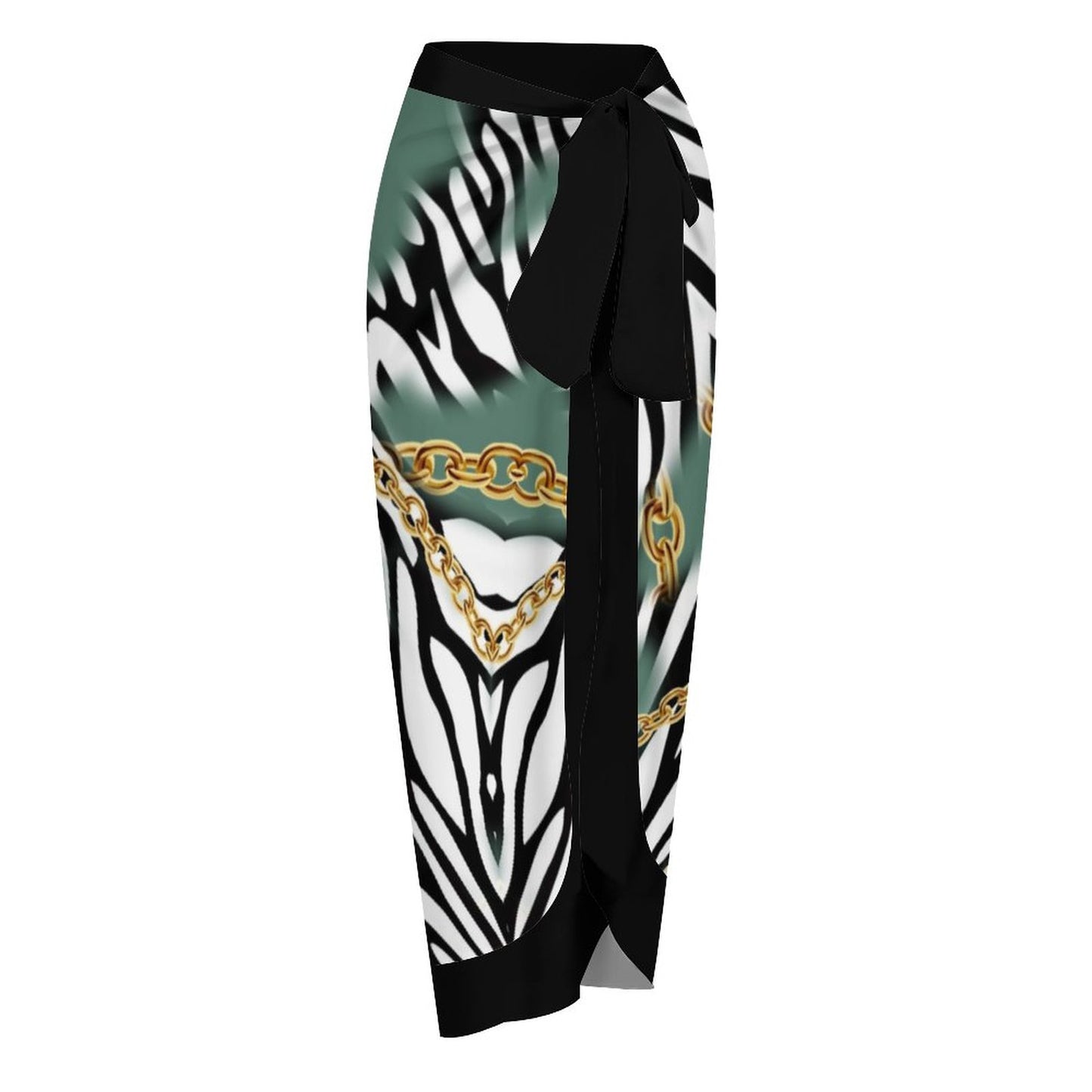 Casual Printed One-Piece Swimsuit And Cover Up 2305102414