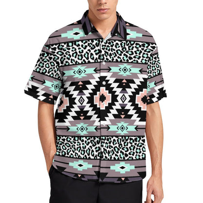 Men's Fashion Casual Printed Short Sleeve Shirts 2306101717