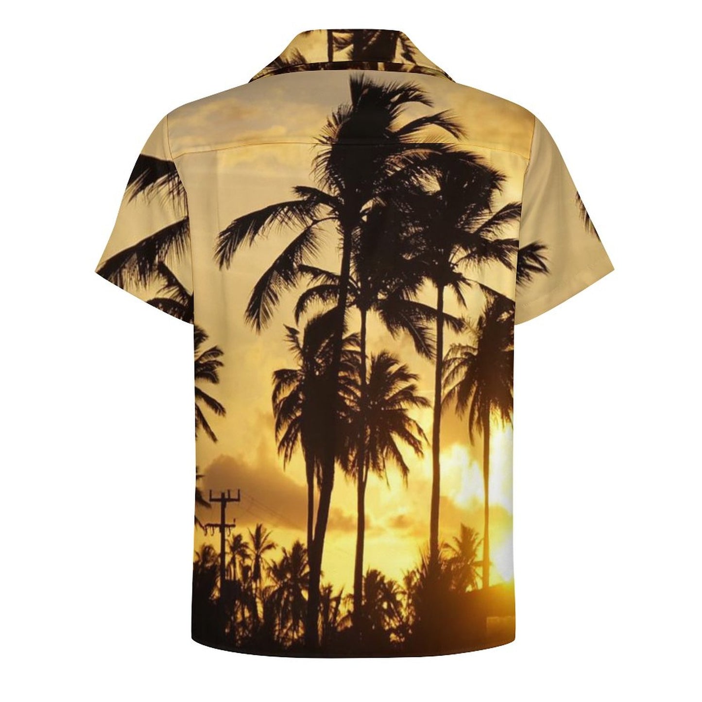Men's Hawaiian Print Casual Shirt 2304107432
