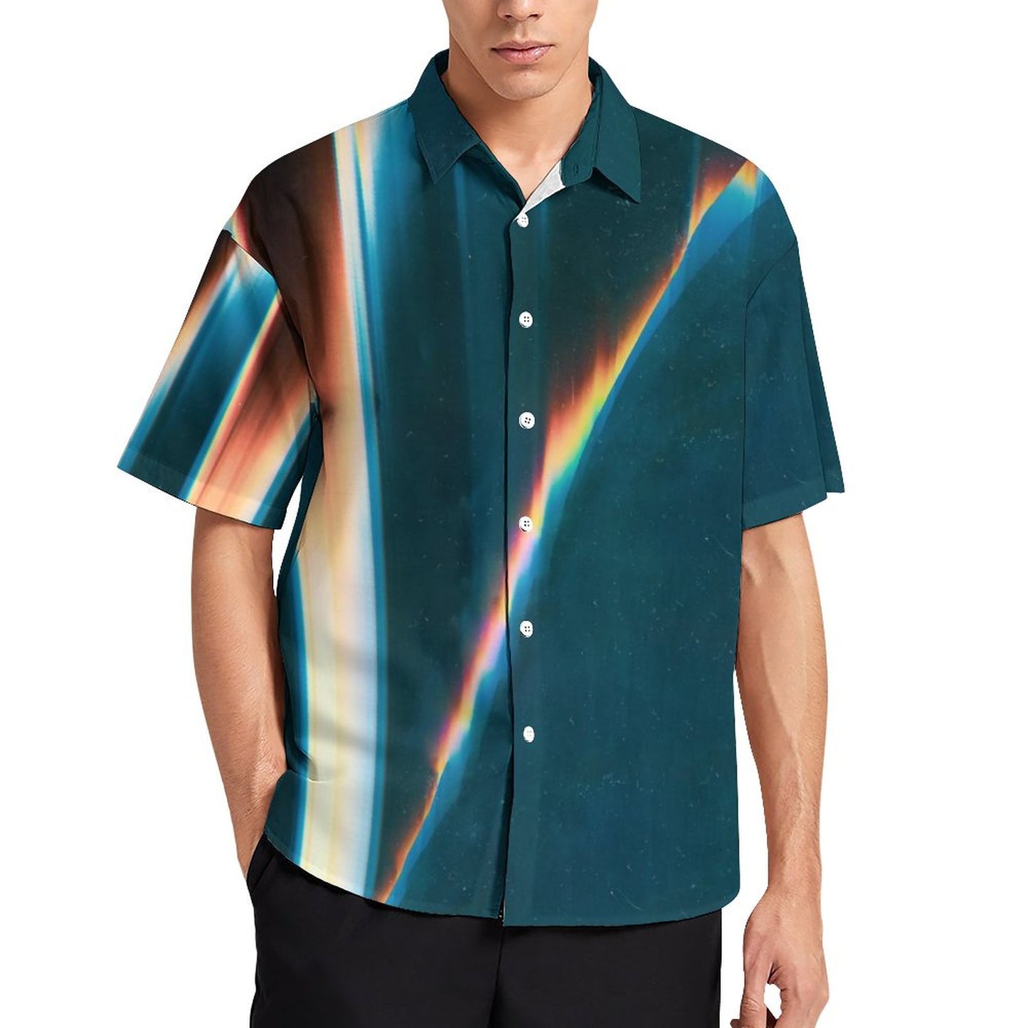 Men's Fashion Casual Printed Short Sleeve Shirts 2306101735
