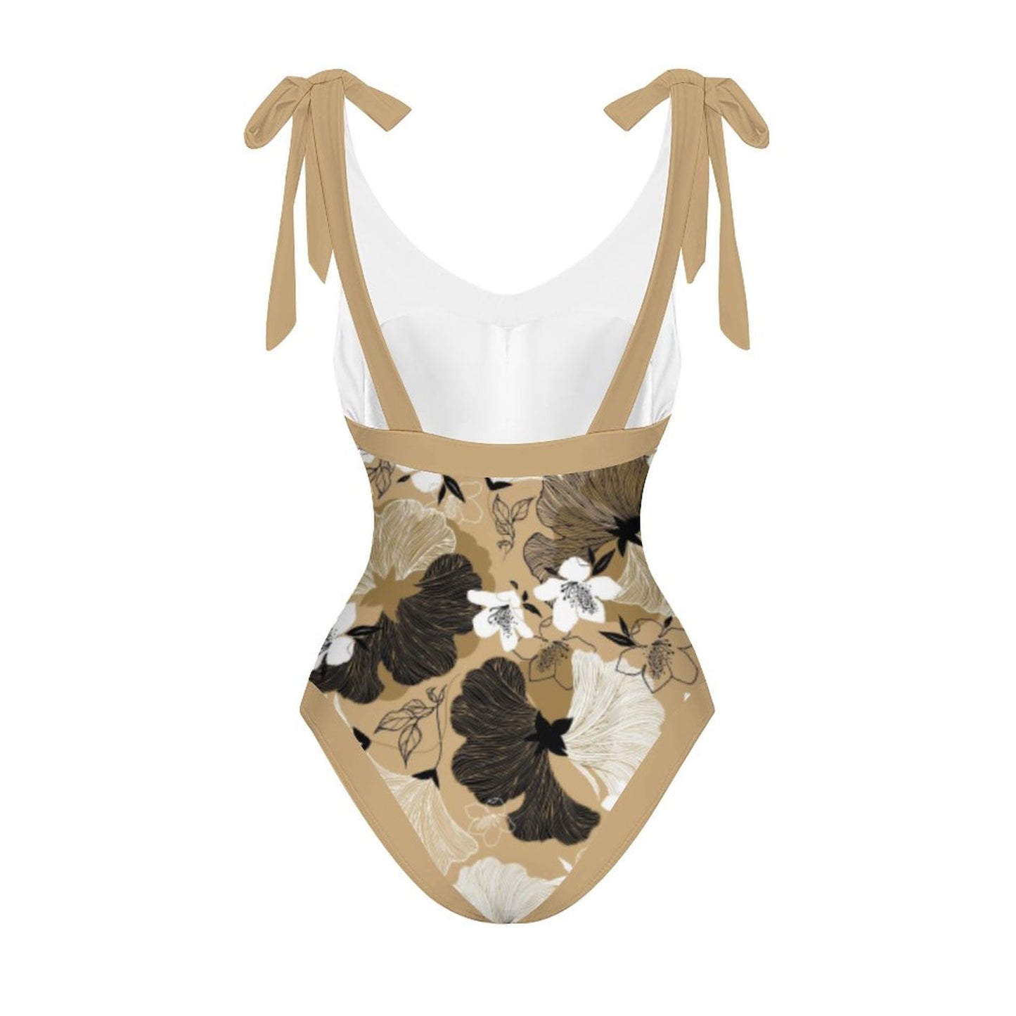 Casual Printed One-Piece Swimsuit And Cover Up 2305102695