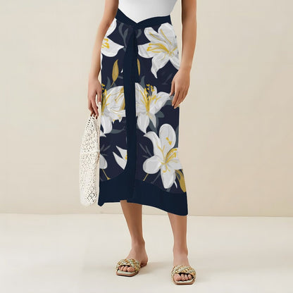 Casual Printed One Piece Swimsuit And Cover Up 2305105161