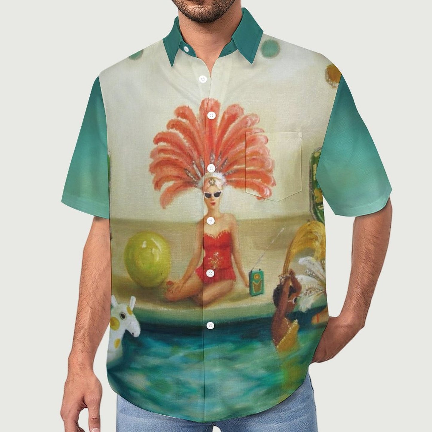 Men's Vacation Hawaiian Shirt 2306100909
