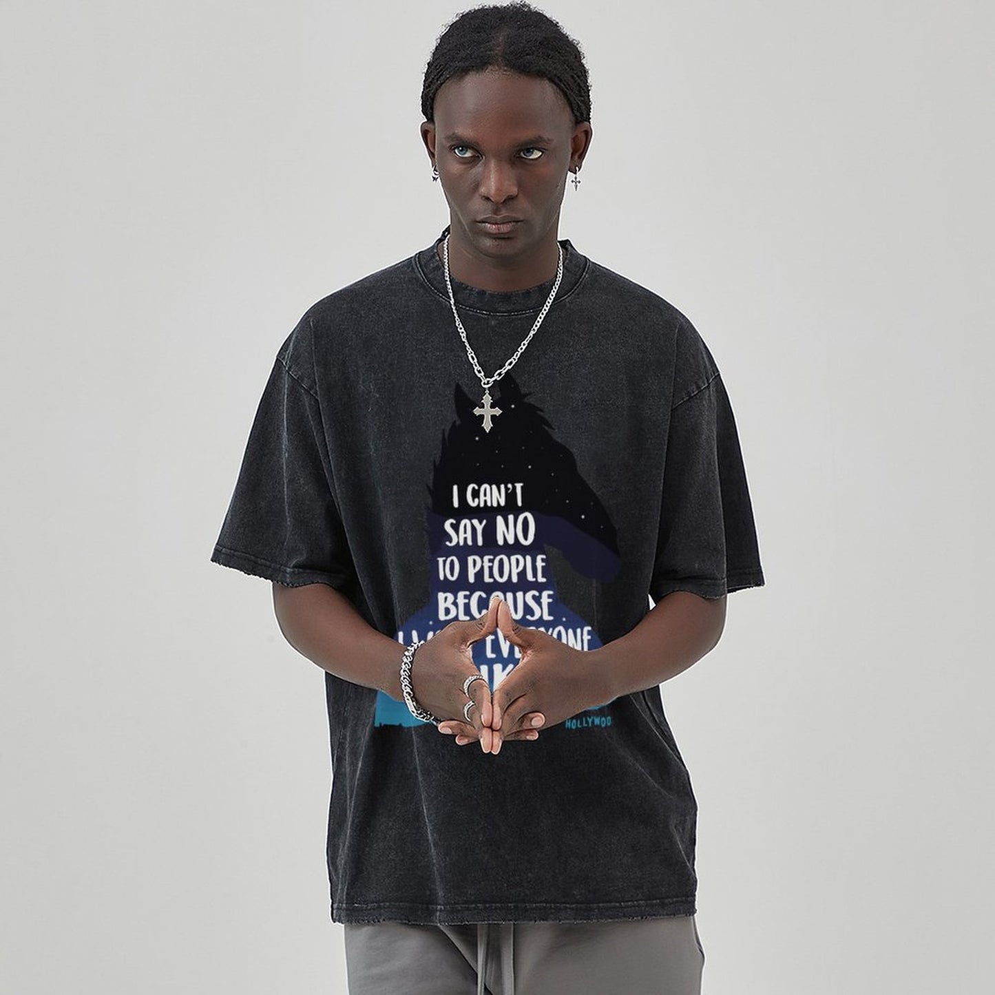 Unisex Vintage Solid Wash T-Shirts 2305103525