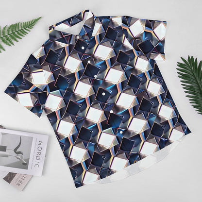 Men's Fashion Casual Printed Short Sleeve Shirts 2306105165