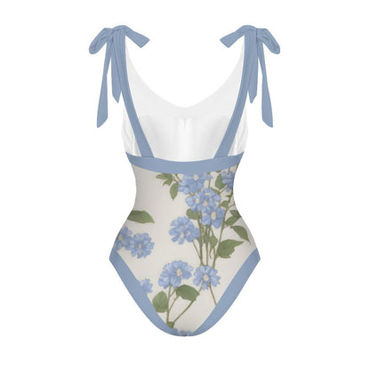 Casual Printed One-Piece Swimsuit And Cover Up 2305102454