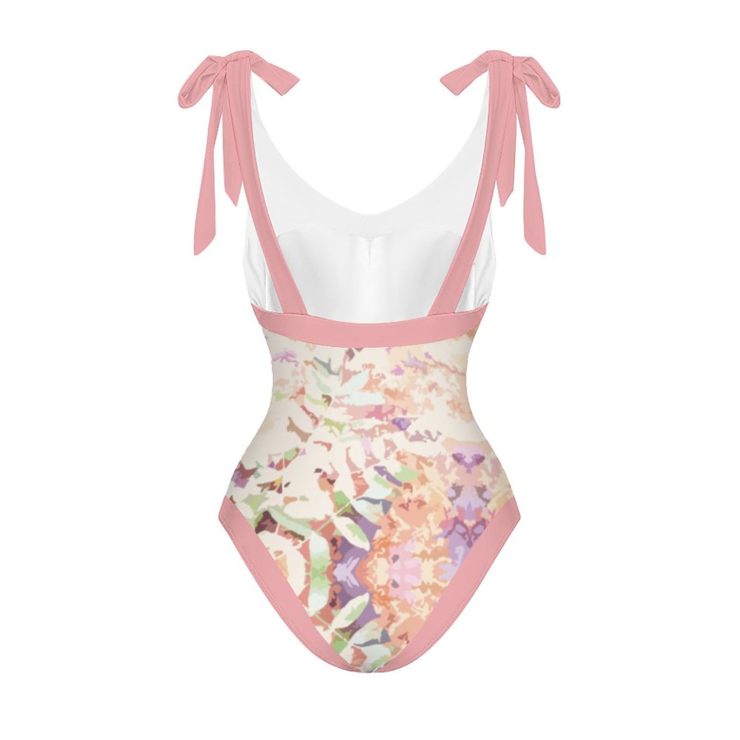 Casual Printed One Piece Swimsuit And Cover Up 2305104466