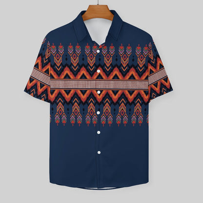 Men's Fashion Casual Printed Short Sleeve Shirts 2306101721