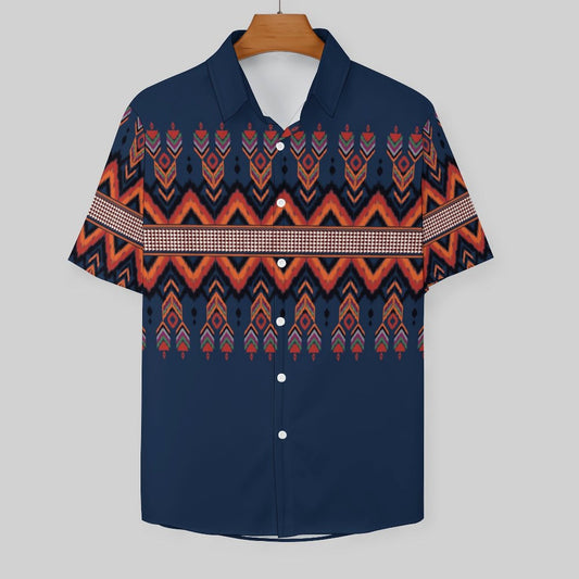 Men's Fashion Casual Printed Short Sleeve Shirts 2306101721