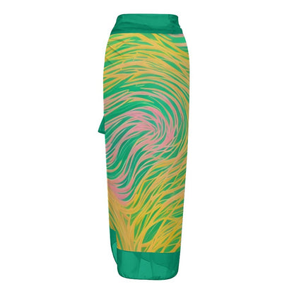 Casual Printed One Piece Swimsuit And Cover Up 2305104482