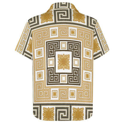Men's Fashion Casual Printed Short Sleeve Shirts 2306100456