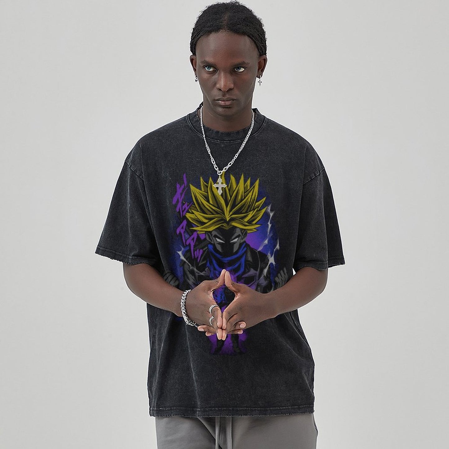 Unisex Vintage Solid Wash T-Shirts 2305102962