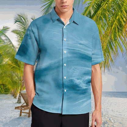 Men's Hawaiian Print Resort Shirt 2304109876