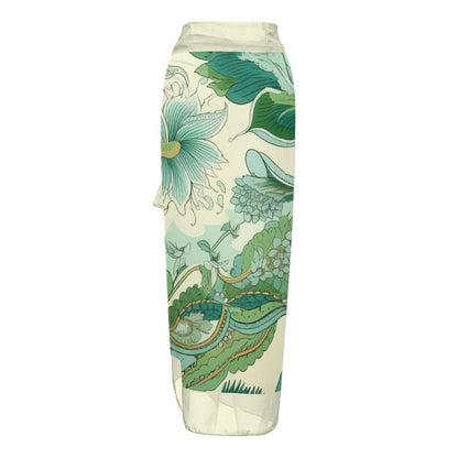 Casual Printed One Piece Swimsuit And Cover Up 2306103036