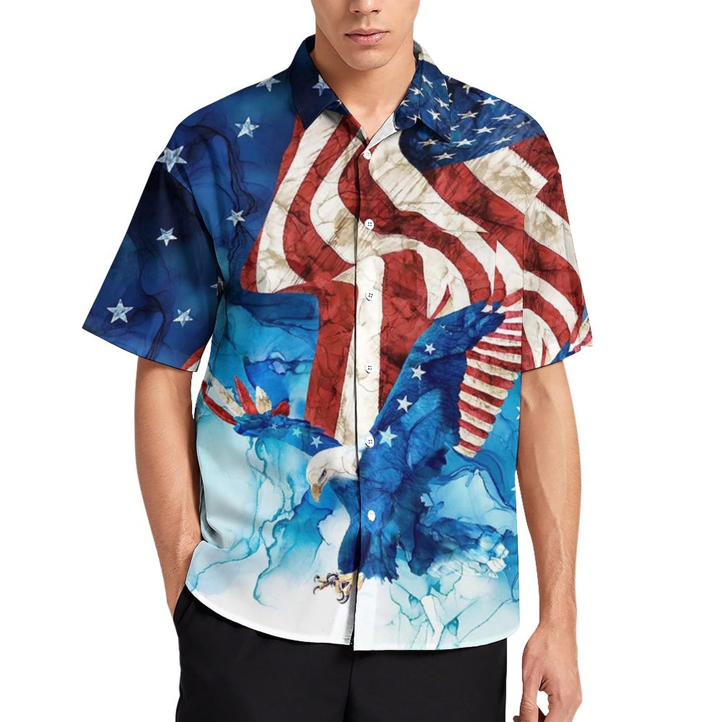 Men's Hawaiian Casual Short Sleeve Shirt 2306105796