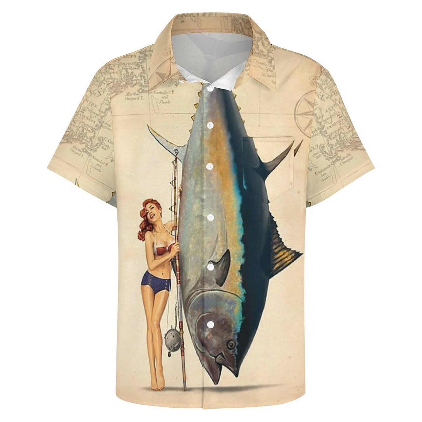 Men's Hawaiian Casual Short Sleeve Shirt 2306101856