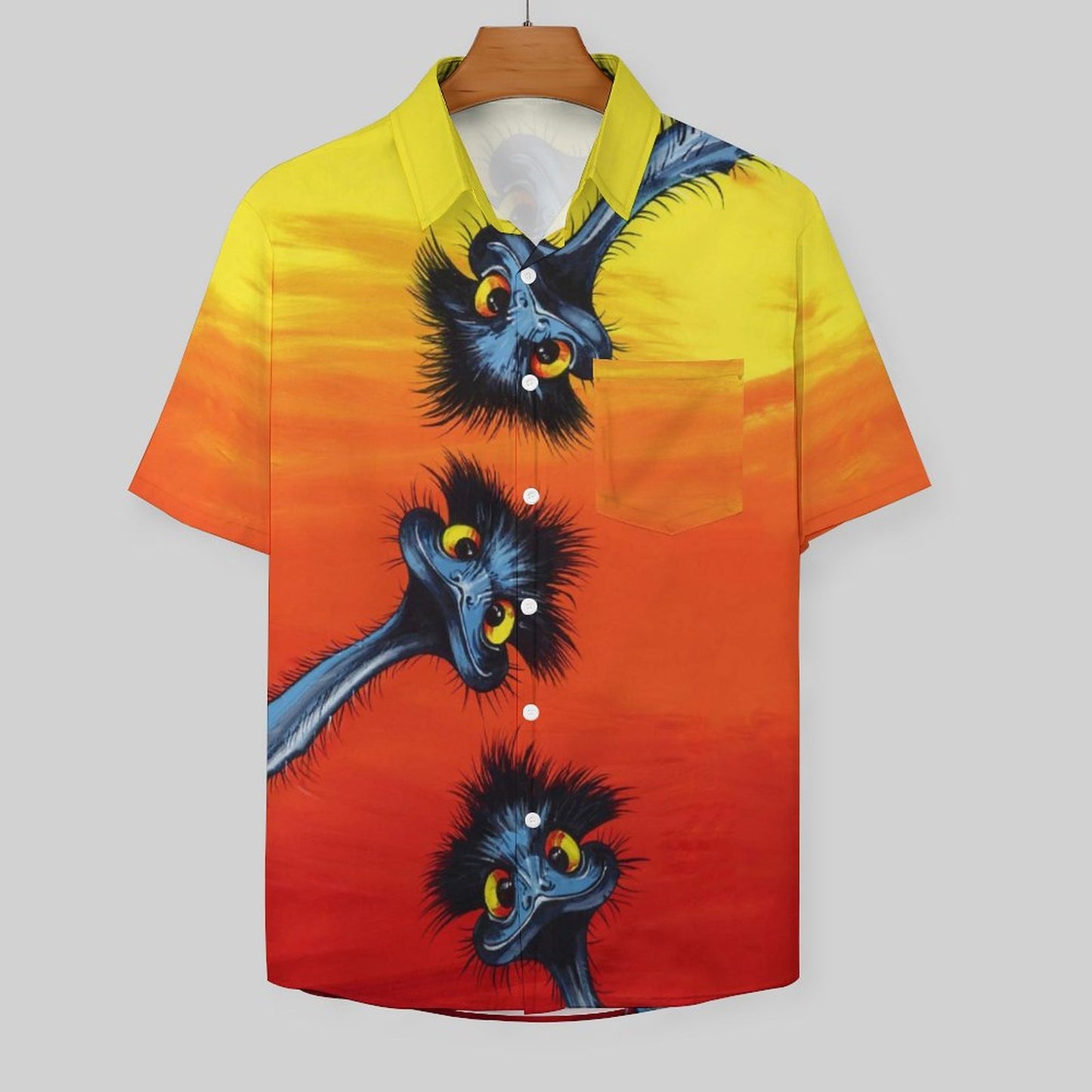 Men's Hawaiian Casual Short Sleeve Shirt 2306103803