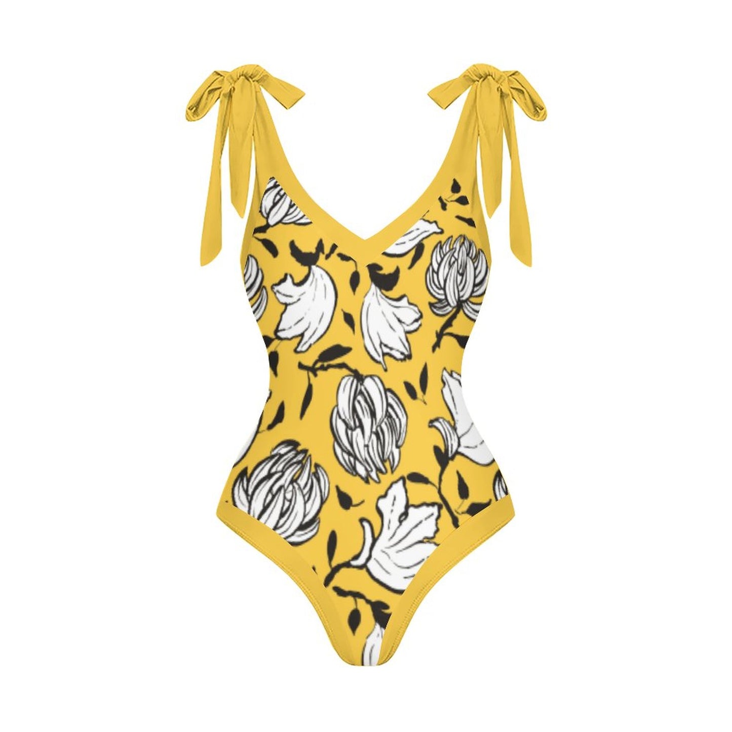 Casual Printed One Piece Swimsuit And Cover Up 2305105077