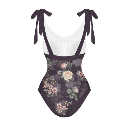 Casual Printed One-Piece Swimsuit And Cover Up 2305102493