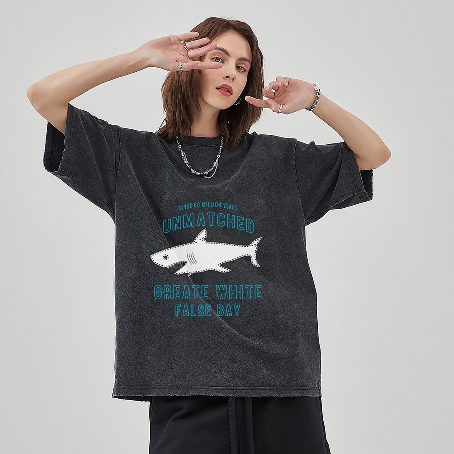Unisex Vintage Solid Wash T-Shirts 2305102648