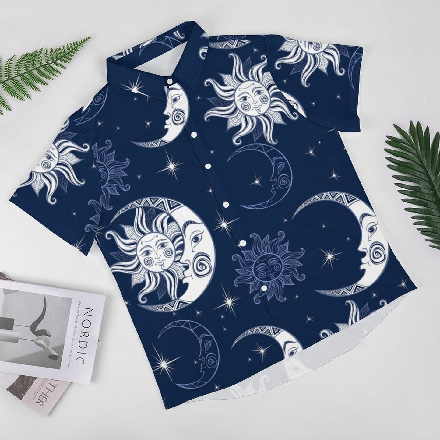 Men's Fashion Casual Printed Short Sleeve Shirts 2306100969