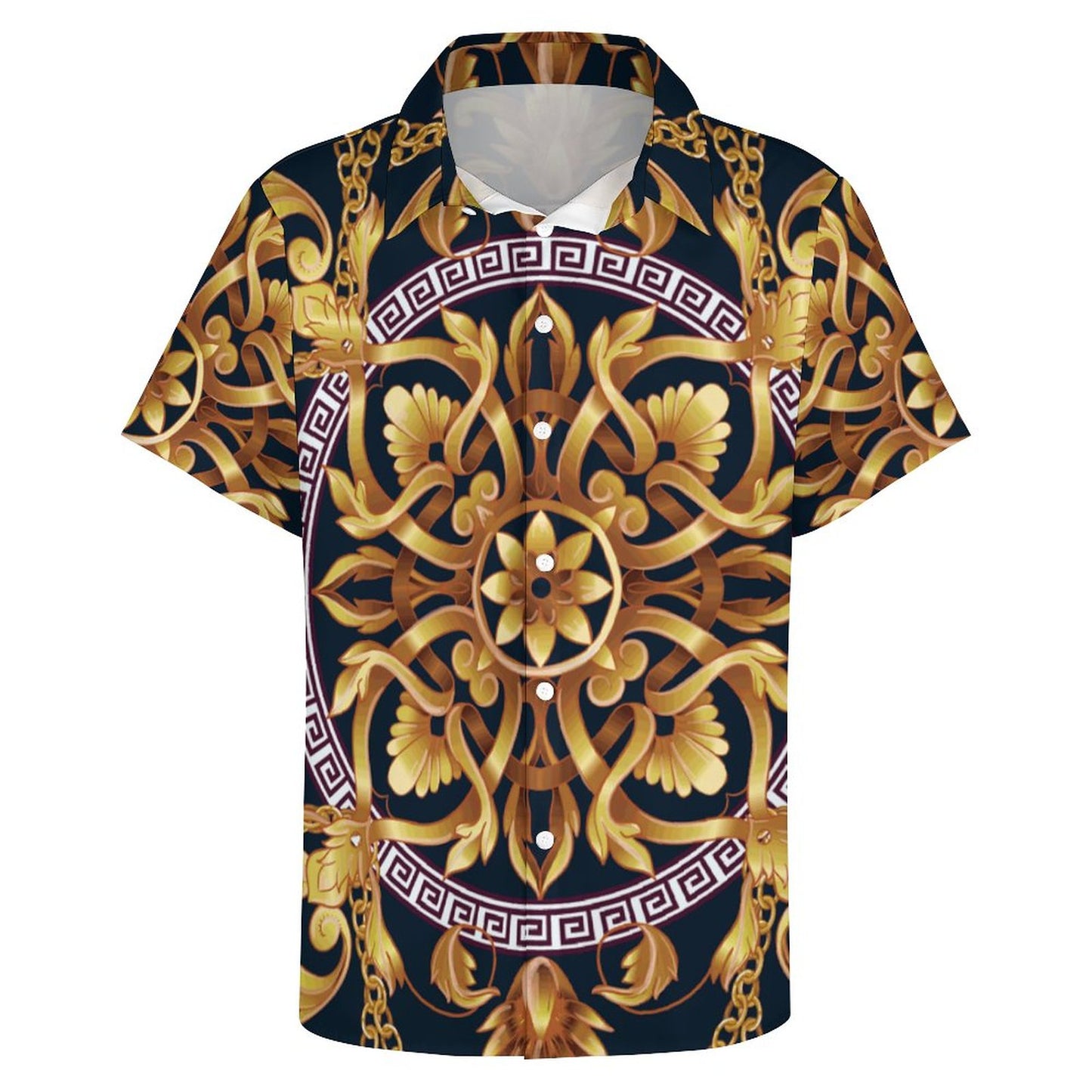 Men's Fashion Casual Printed Short Sleeve Shirts 2306101111