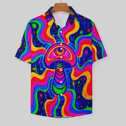Men's Fashion Casual Printed Short Sleeve Shirts 2306104434