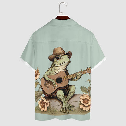Men Hawaiian Casual Short Sleeve Shirt 2306101830